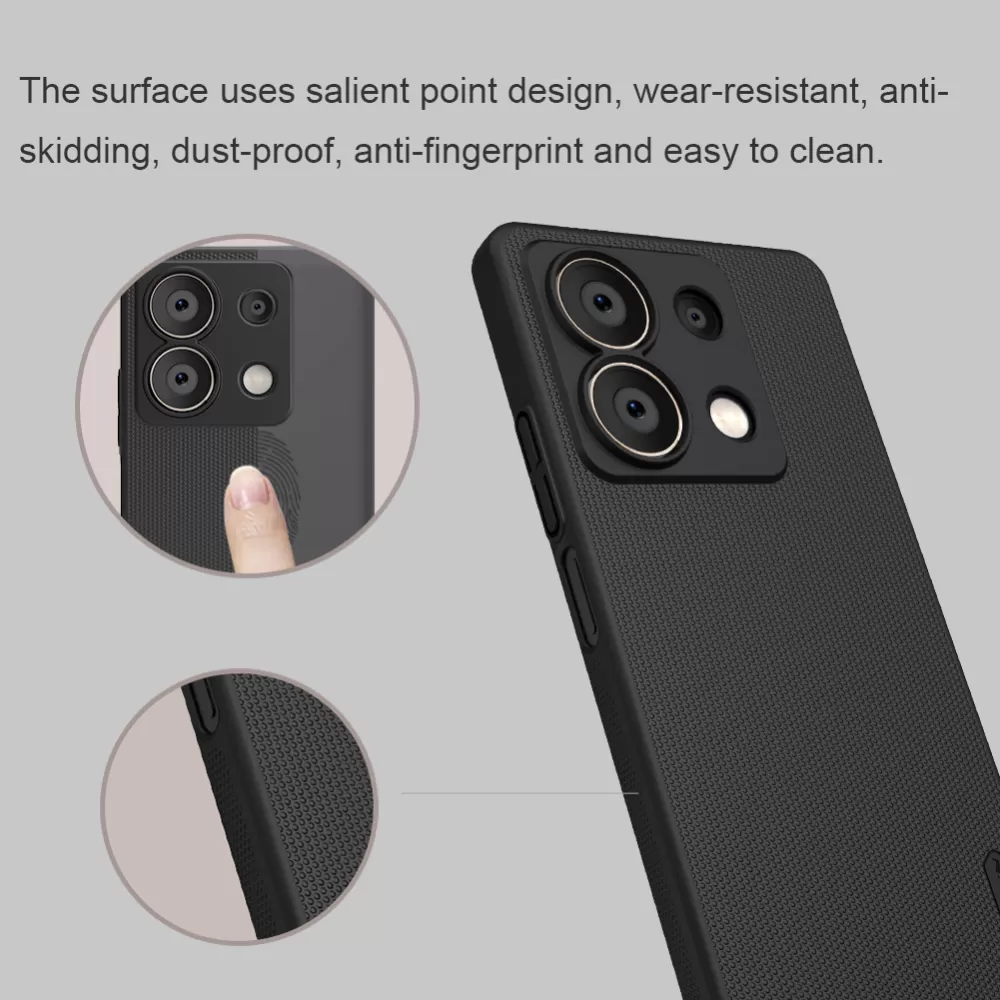 Xiaomi RedMi Note 12 suojakuori sininen NILLKIN SUPER FROSTED SHIELD 13