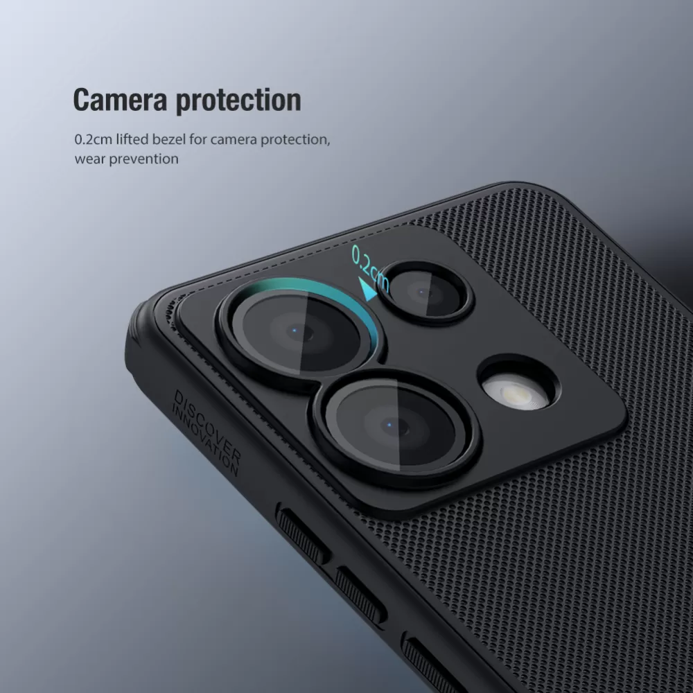 Xiaomi RedMi Note 13 Pro 5G vāciņš sarkans NILLKIN SUPER FROSTED SHIELD PRO