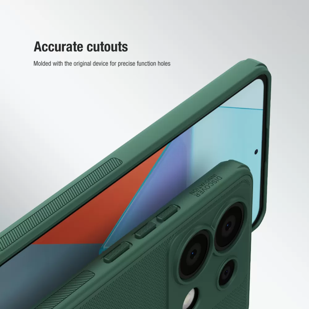 Xiaomi RedMi Note 13 Pro 5G vāciņš sarkans NILLKIN SUPER FROSTED SHIELD PRO