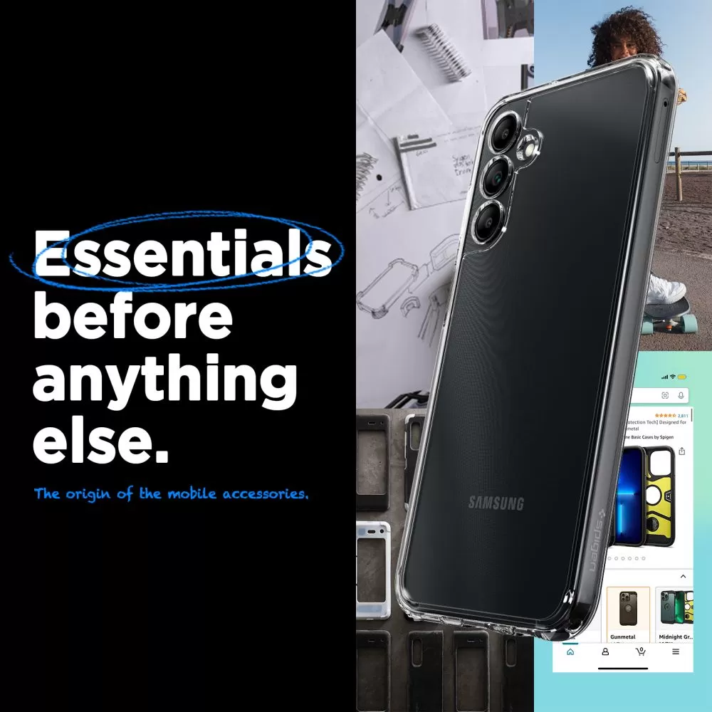 Samsung Galaxy A15 vāciņš caurspīdīgs SPIGEN ULTRA HYBRID