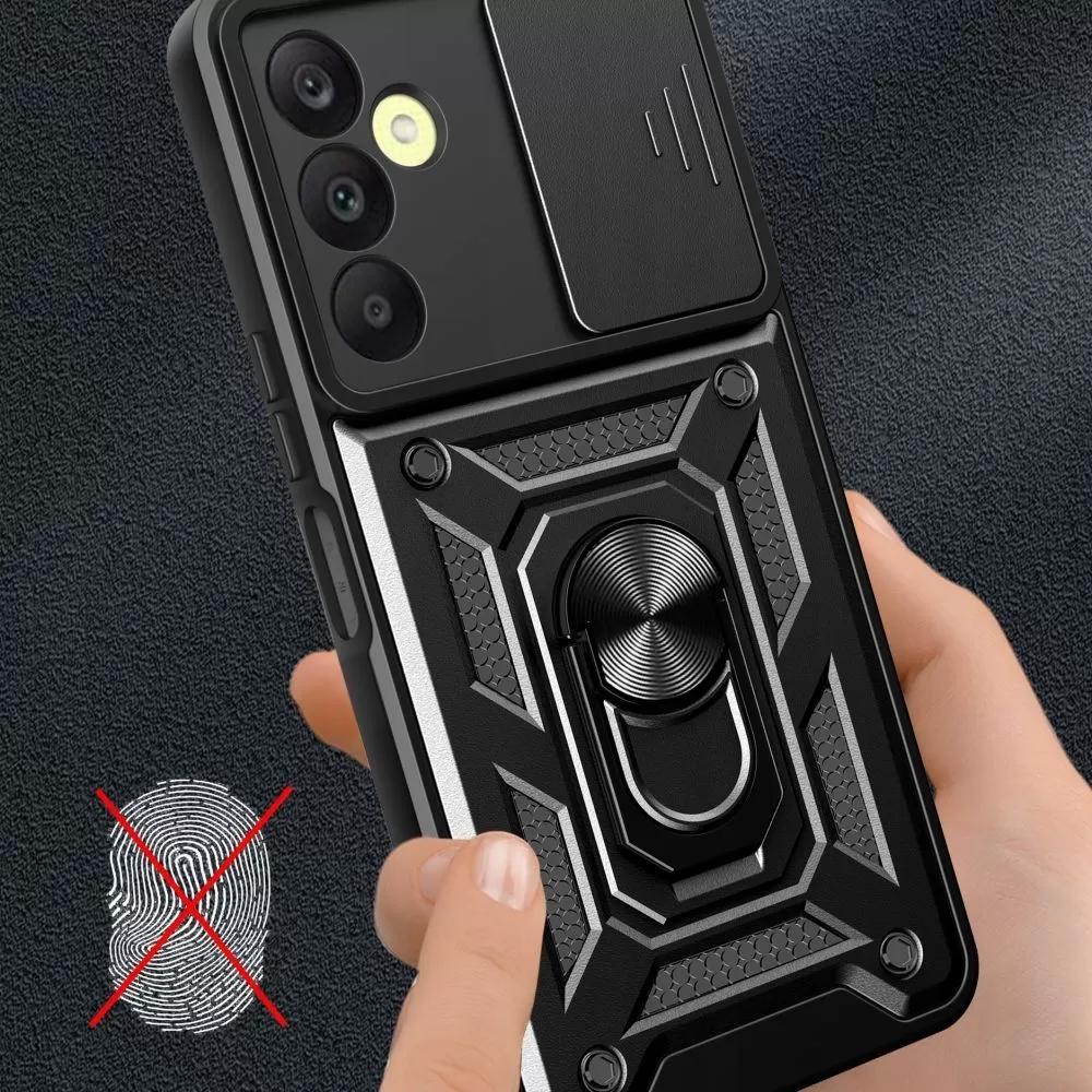 Samsung Galaxy A15 vāciņš melns TECH-PROTECT CAMSHIELD PRO 4G / 5G