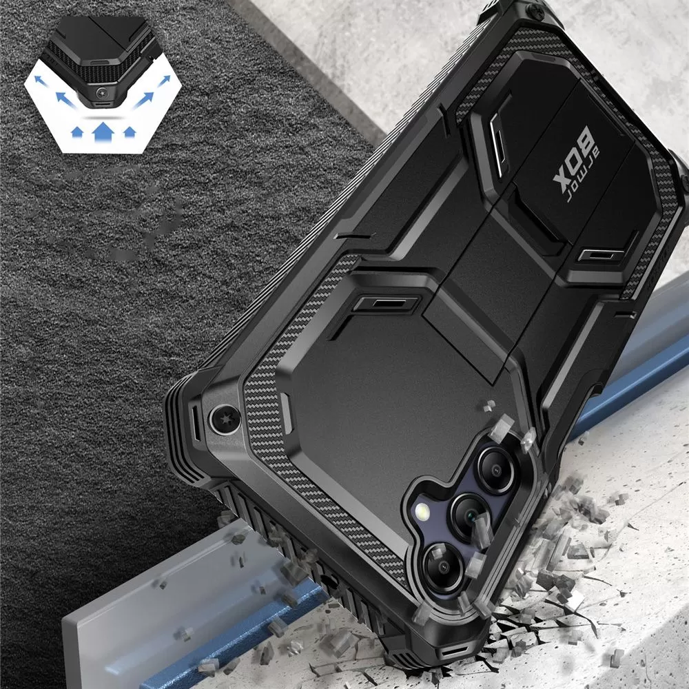 Samsung Galaxy A15 vāciņš melns SUPCASE IBLSN ARMORBOX 4G / 5G