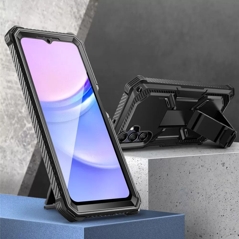 Samsung Galaxy A15 vāciņš melns SUPCASE IBLSN ARMORBOX 4G / 5G
