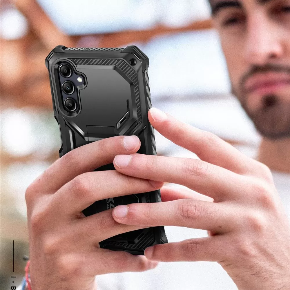 Samsung Galaxy A15 vāciņš melns SUPCASE IBLSN ARMORBOX 4G / 5G