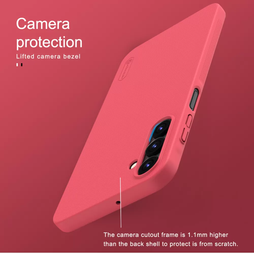 Samsung Galaxy A15 vāciņš sarkans NILLKIN SUPER FROSTED SHIELD 5G