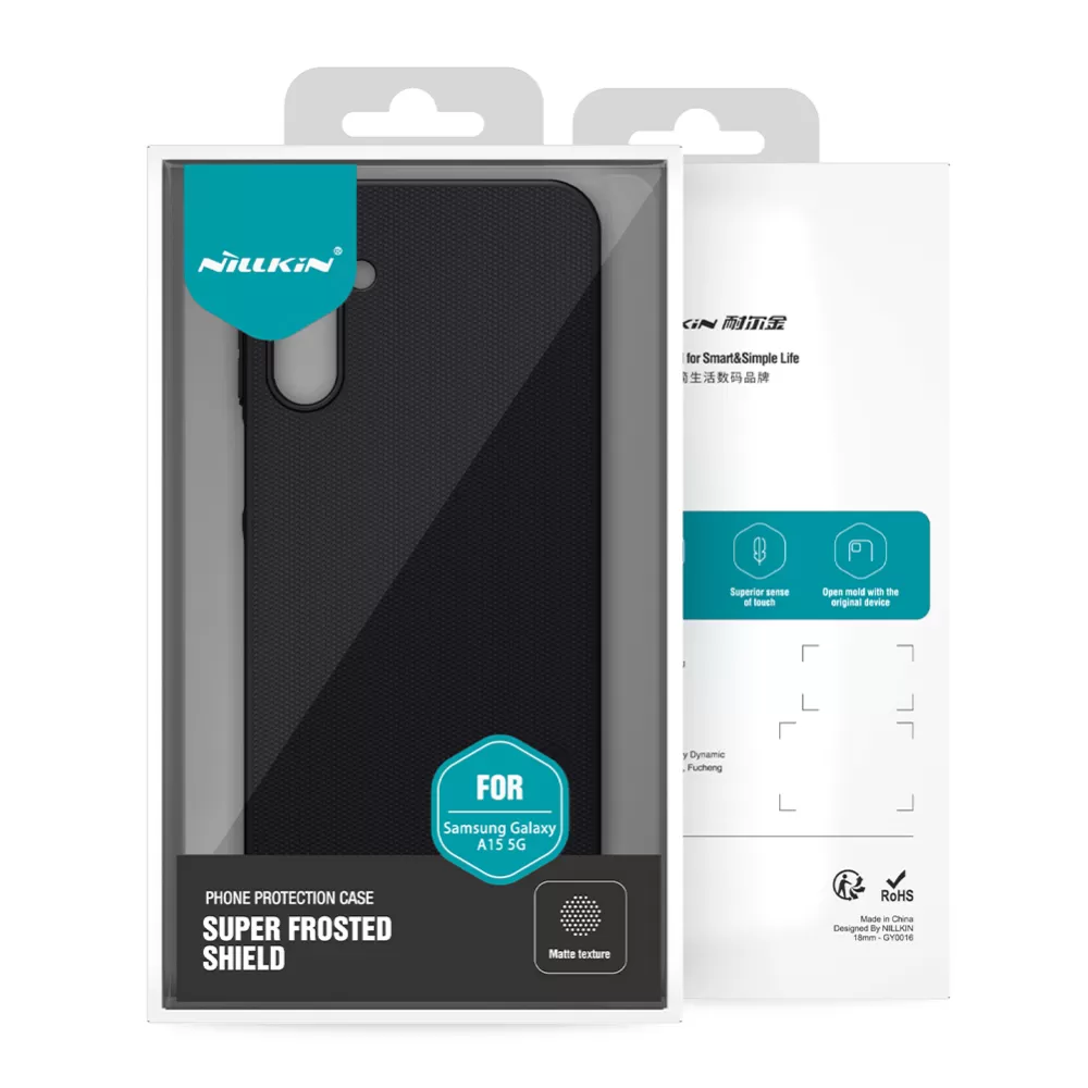 Samsung Galaxy A15 vāciņš sarkans NILLKIN SUPER FROSTED SHIELD 5G