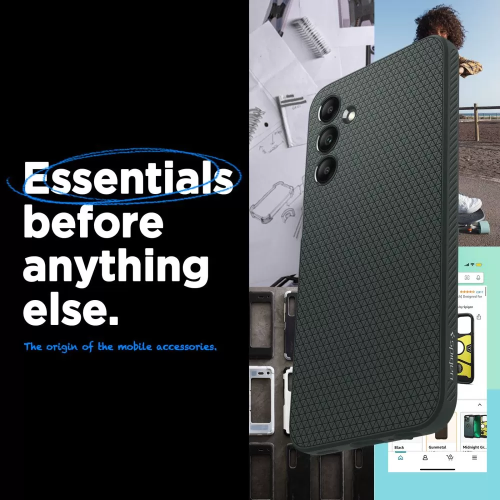 Samsung Galaxy A15 vāciņš zaļš SPIGEN LIQUID AIR