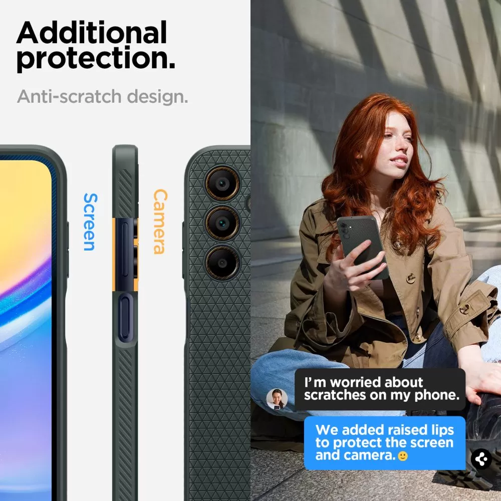 Samsung Galaxy A15 vāciņš zaļš SPIGEN LIQUID AIR