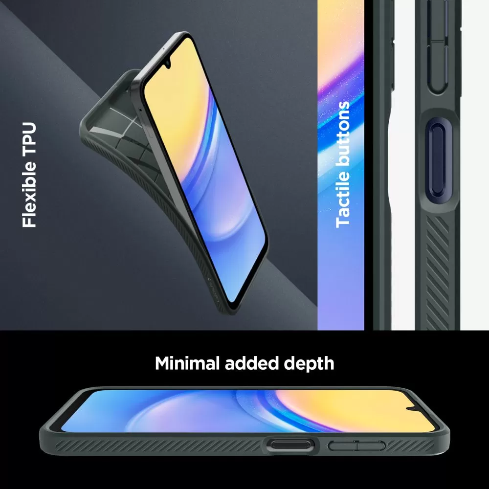 Samsung Galaxy A15 vāciņš zaļš SPIGEN LIQUID AIR