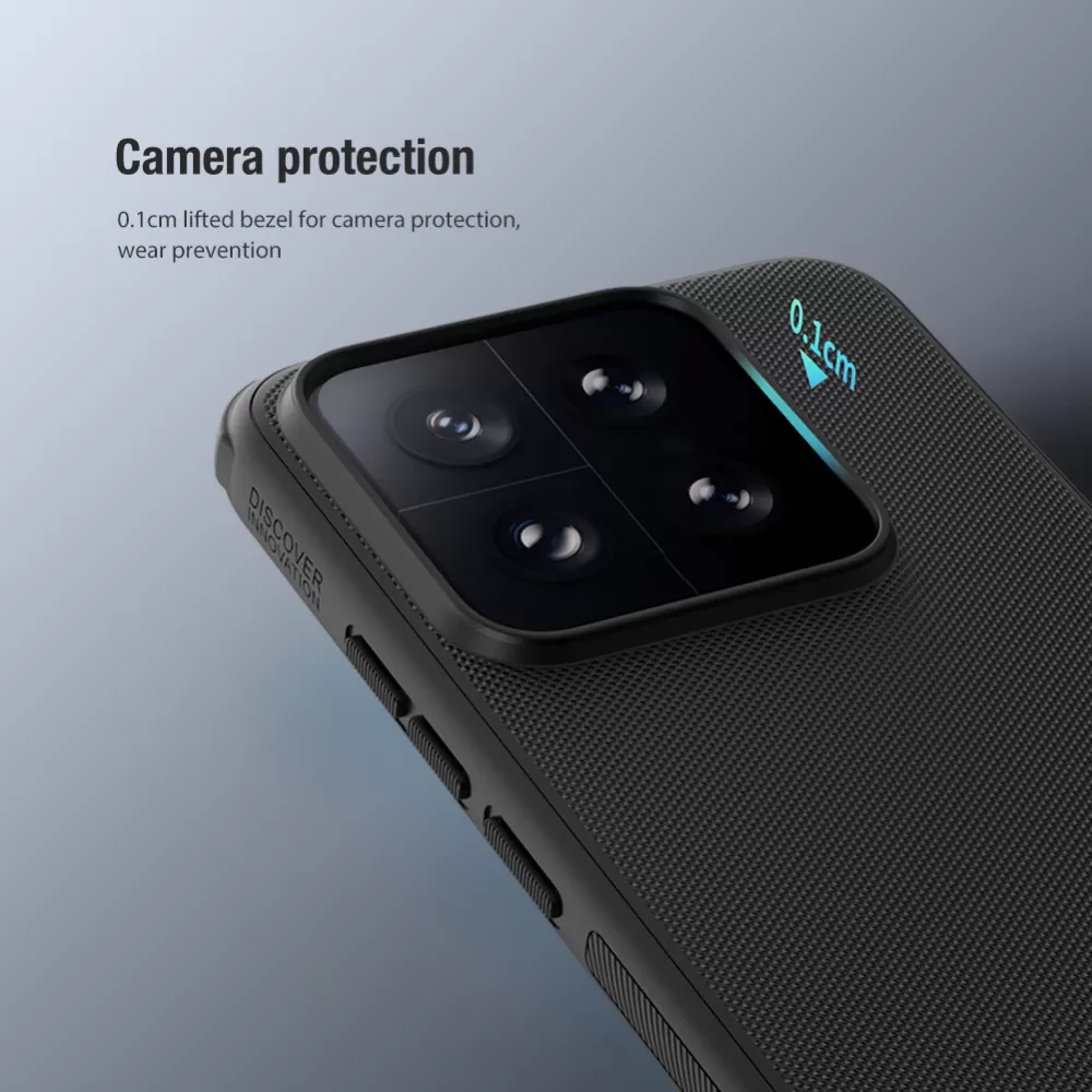 Xiaomi 14 skal röd NILLKIN SUPER FROSTED SHIELD PRO