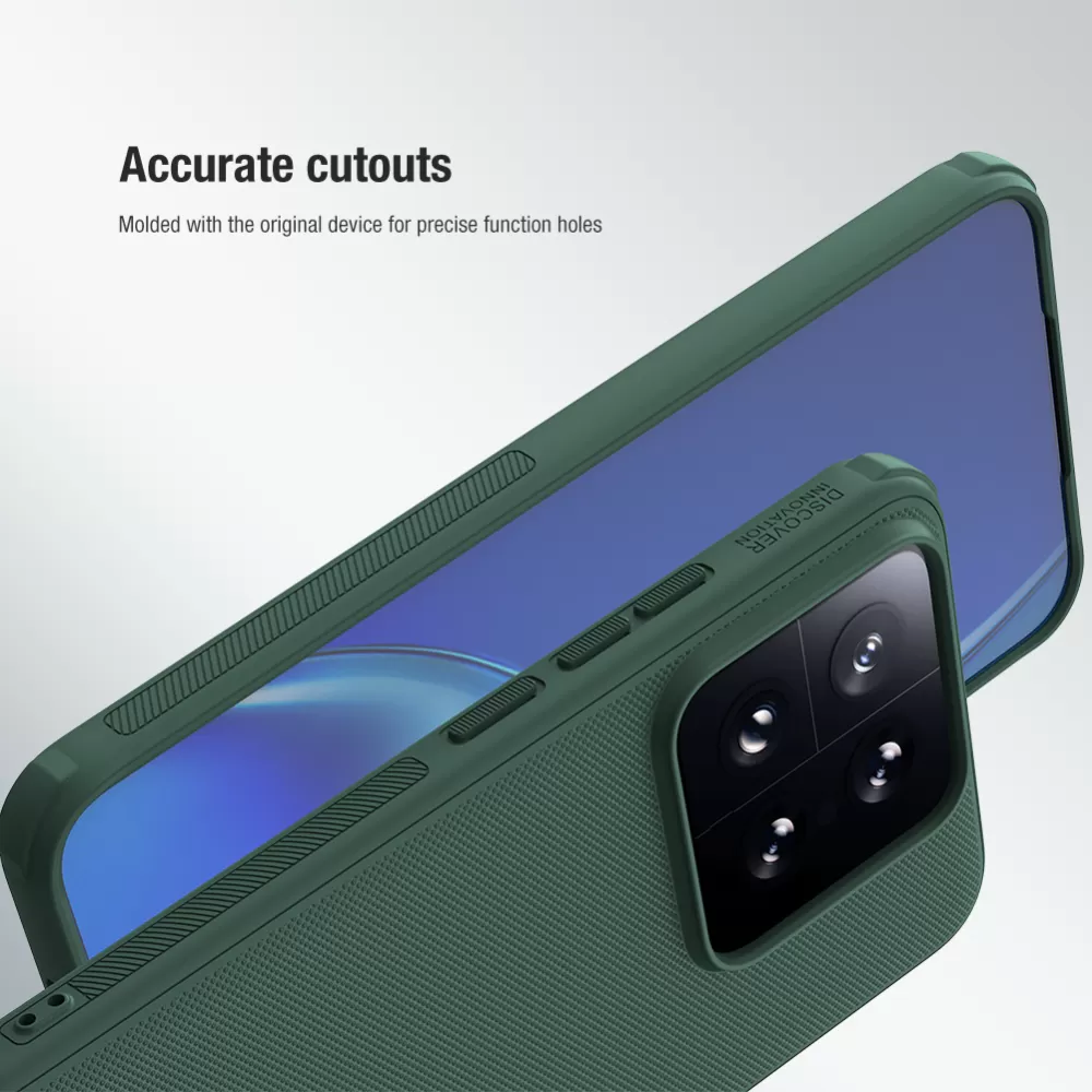 Xiaomi 14 skal röd NILLKIN SUPER FROSTED SHIELD PRO