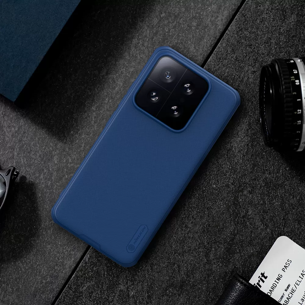 Xiaomi 14 skal röd NILLKIN SUPER FROSTED SHIELD PRO