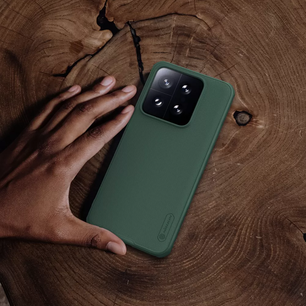 Xiaomi 14 skal röd NILLKIN SUPER FROSTED SHIELD PRO