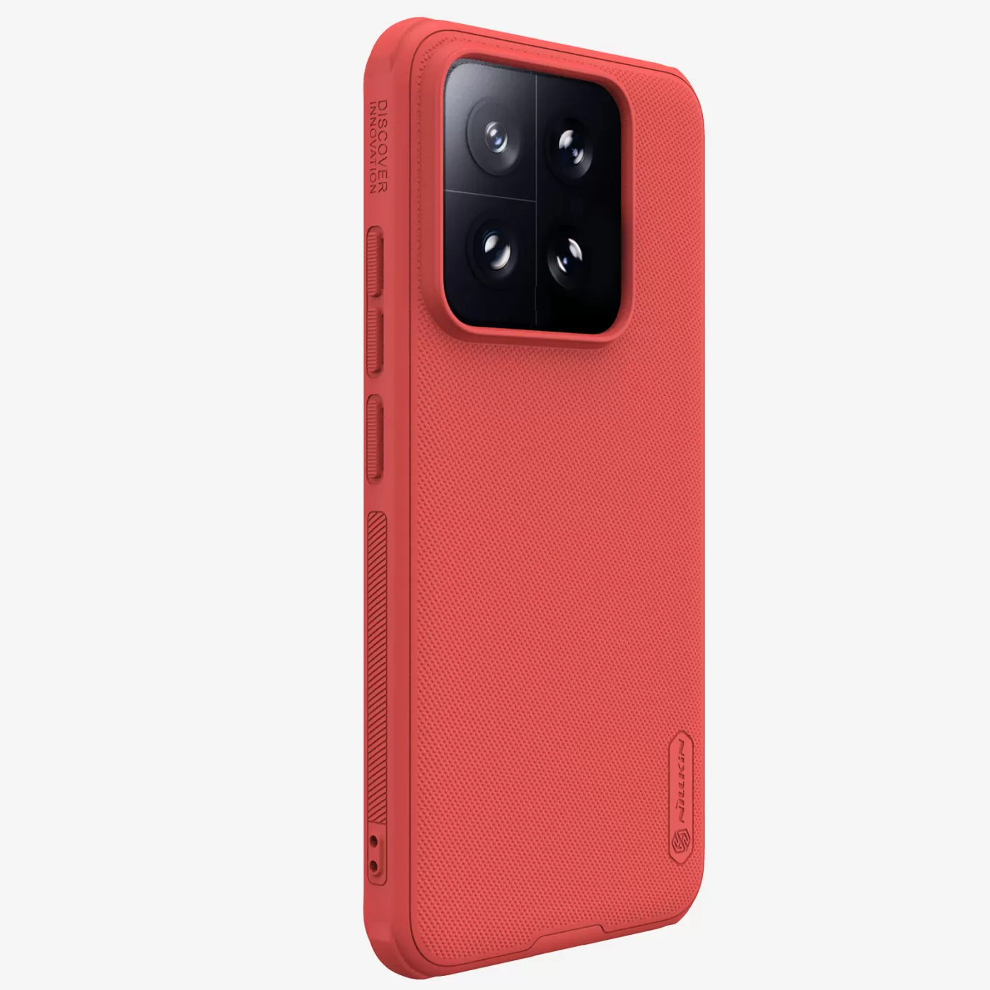 Xiaomi 14 skal röd NILLKIN SUPER FROSTED SHIELD PRO