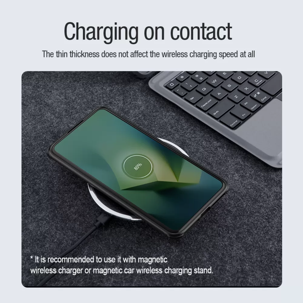 Xiaomi 14 Pro vāciņš melns NILLKIN SUPER FROSTED SHIELD PRO MAGNETIC