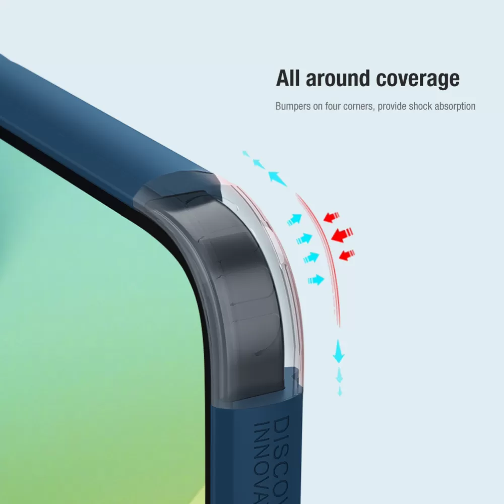 Xiaomi 14 Pro vāciņš zils NILLKIN SUPER FROSTED SHIELD PRO