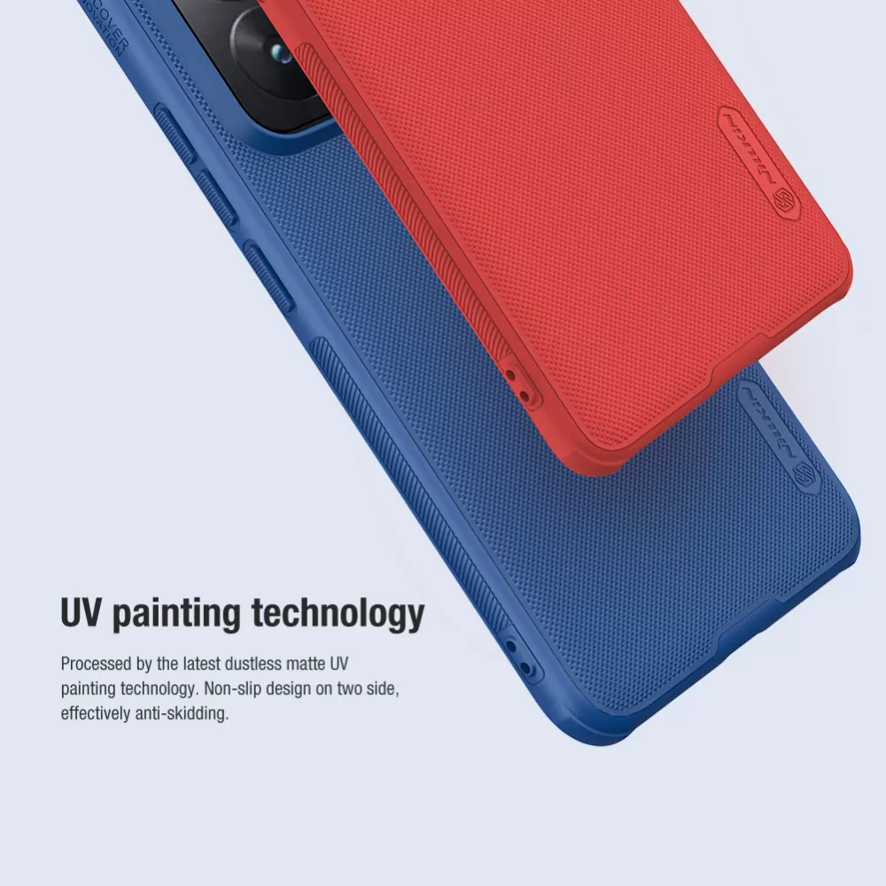 Xiaomi 14 Pro vāciņš zils NILLKIN SUPER FROSTED SHIELD PRO