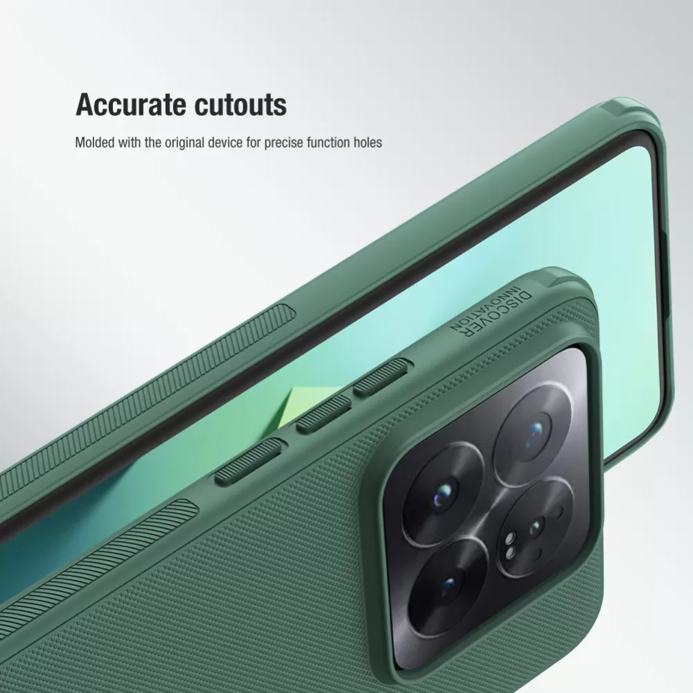 Xiaomi 14 Pro vāciņš zils NILLKIN SUPER FROSTED SHIELD PRO