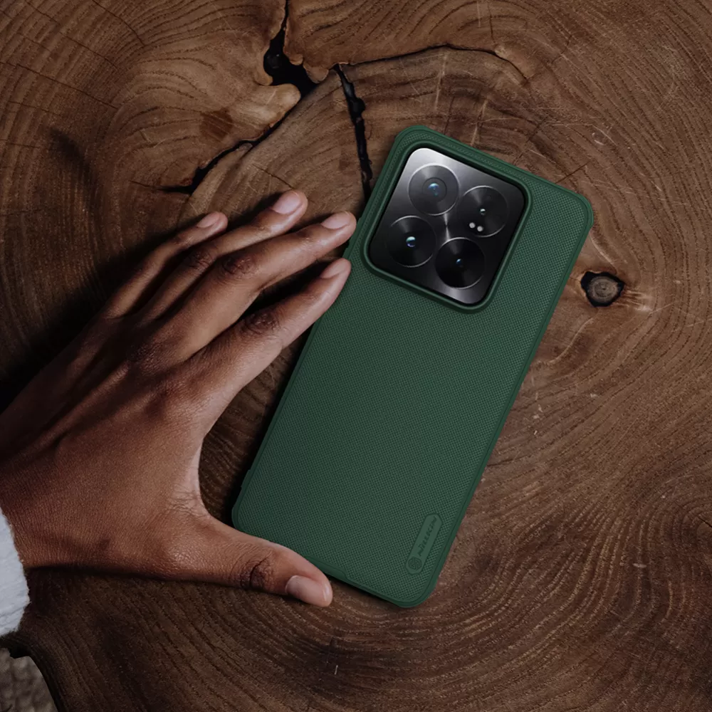 Xiaomi 14 Pro vāciņš zils NILLKIN SUPER FROSTED SHIELD PRO