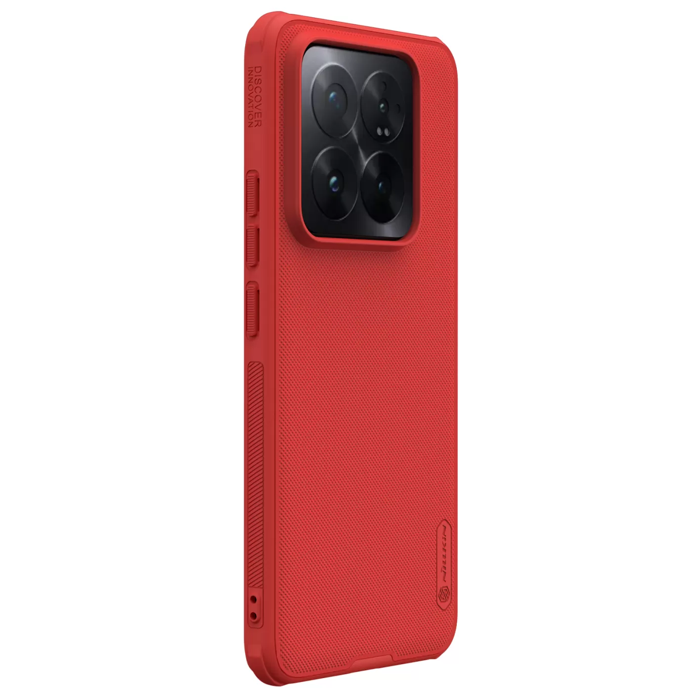 Xiaomi 14 Pro skal röd NILLKIN SUPER FROSTED SHIELD PRO