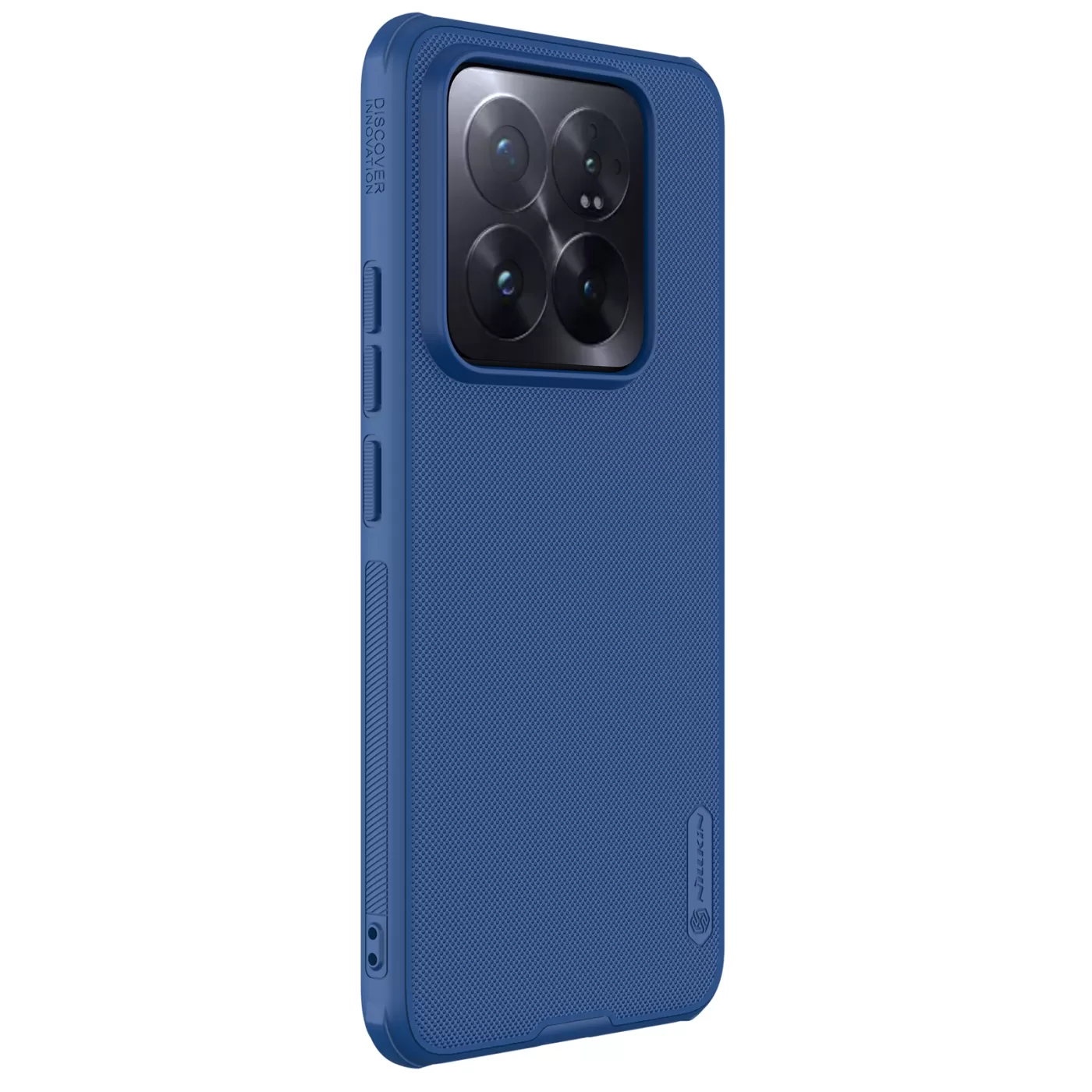 Xiaomi 14 Pro vāciņš zils NILLKIN SUPER FROSTED SHIELD PRO