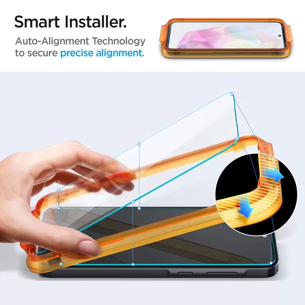 Samsung Galaxy A35 kaitseklaas  SPIGEN ALM GLAS.TR 2-PACK 5G