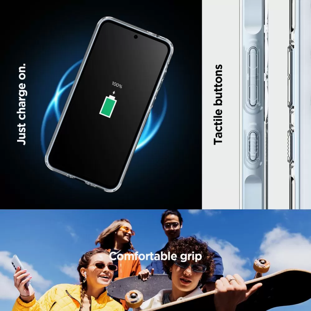 Samsung Galaxy A35 suojakuori läpinäkyvä SPIGEN ULTRA HYBRID 5G