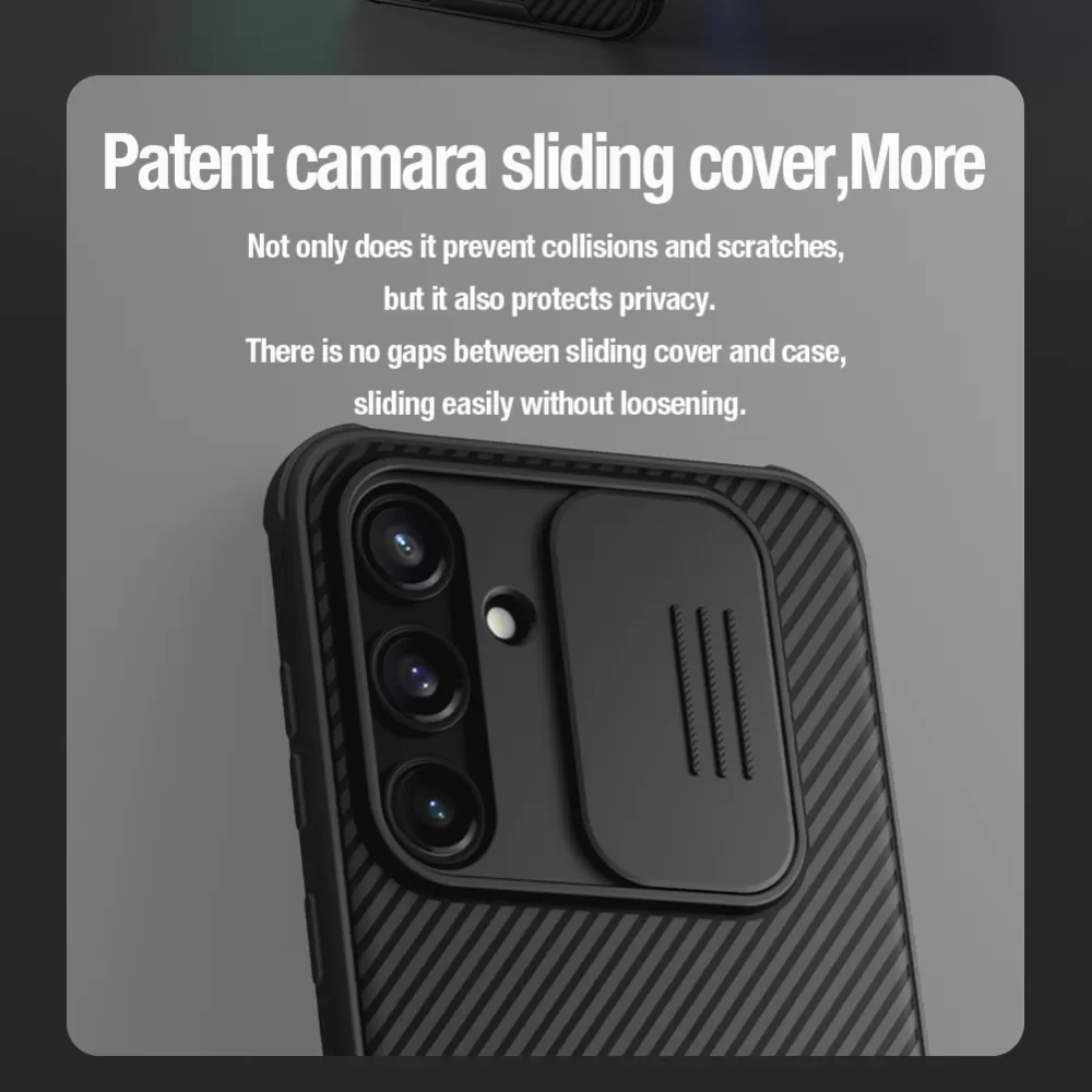 Samsung Galaxy A35 suojakuori musta NILLKIN CAMSHIELD PRO