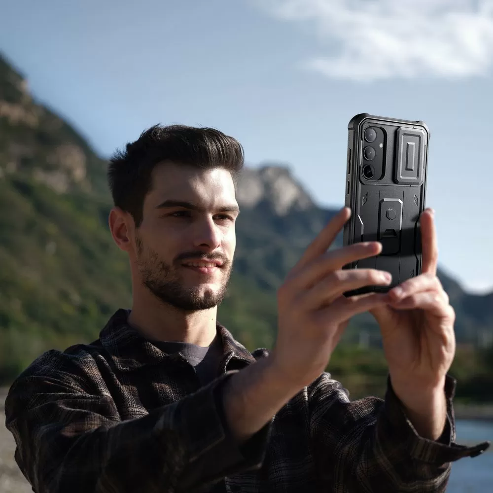 Samsung Galaxy A35 suojakuori musta TECH-PROTECT KEVLAR CAM+ 5G