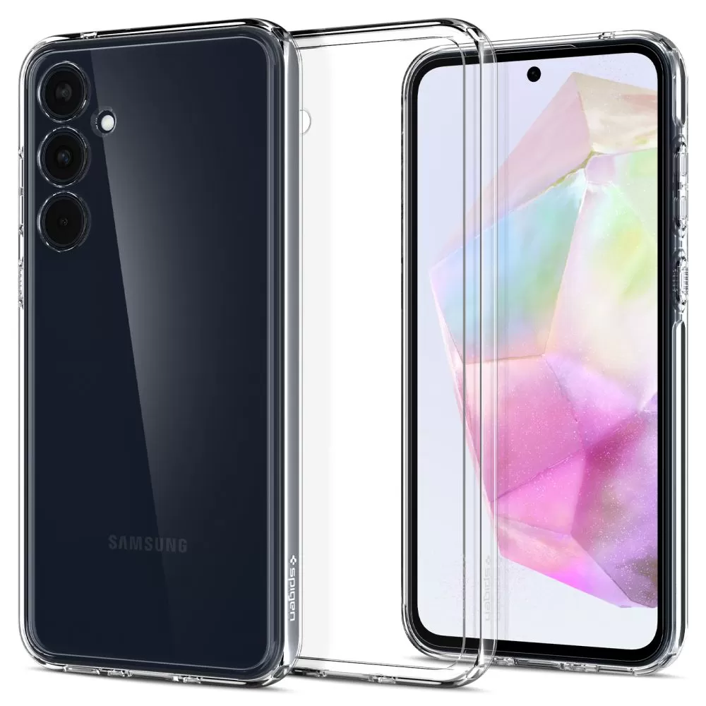 Samsung Galaxy A35 suojakuori läpinäkyvä SPIGEN ULTRA HYBRID 5G