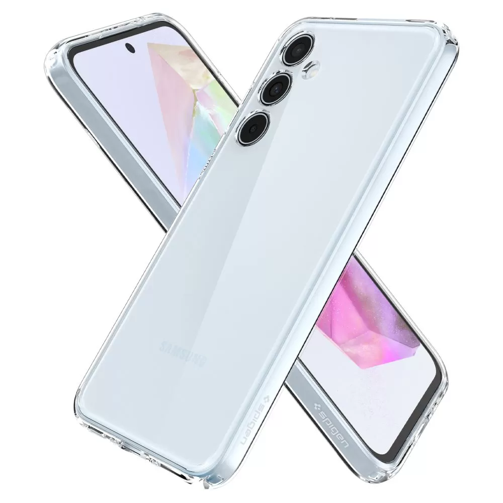 Samsung Galaxy A35 suojakuori läpinäkyvä SPIGEN ULTRA HYBRID 5G
