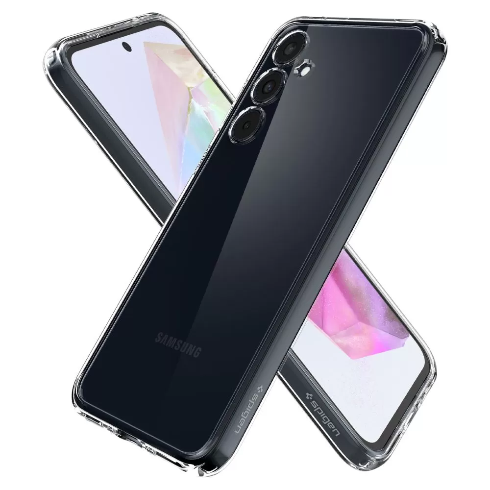 Samsung Galaxy A35 suojakuori läpinäkyvä SPIGEN ULTRA HYBRID 5G