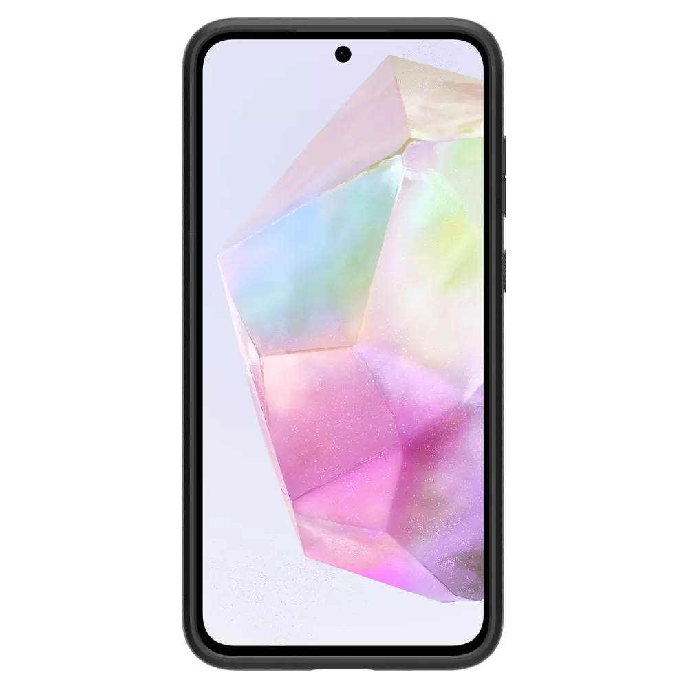 Samsung Galaxy A35 suojakuori musta SPIGEN LIQUID AIR 5G