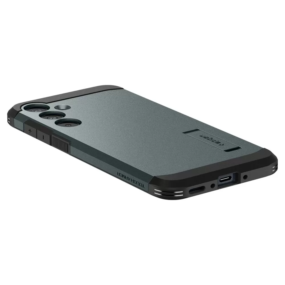 Samsung Galaxy A35 suojakuori vihreä SPIGEN TOUGH ARMOR 5G