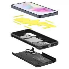 Samsung Galaxy A35 suojakuori musta SPIGEN TOUGH ARMOR 5G
