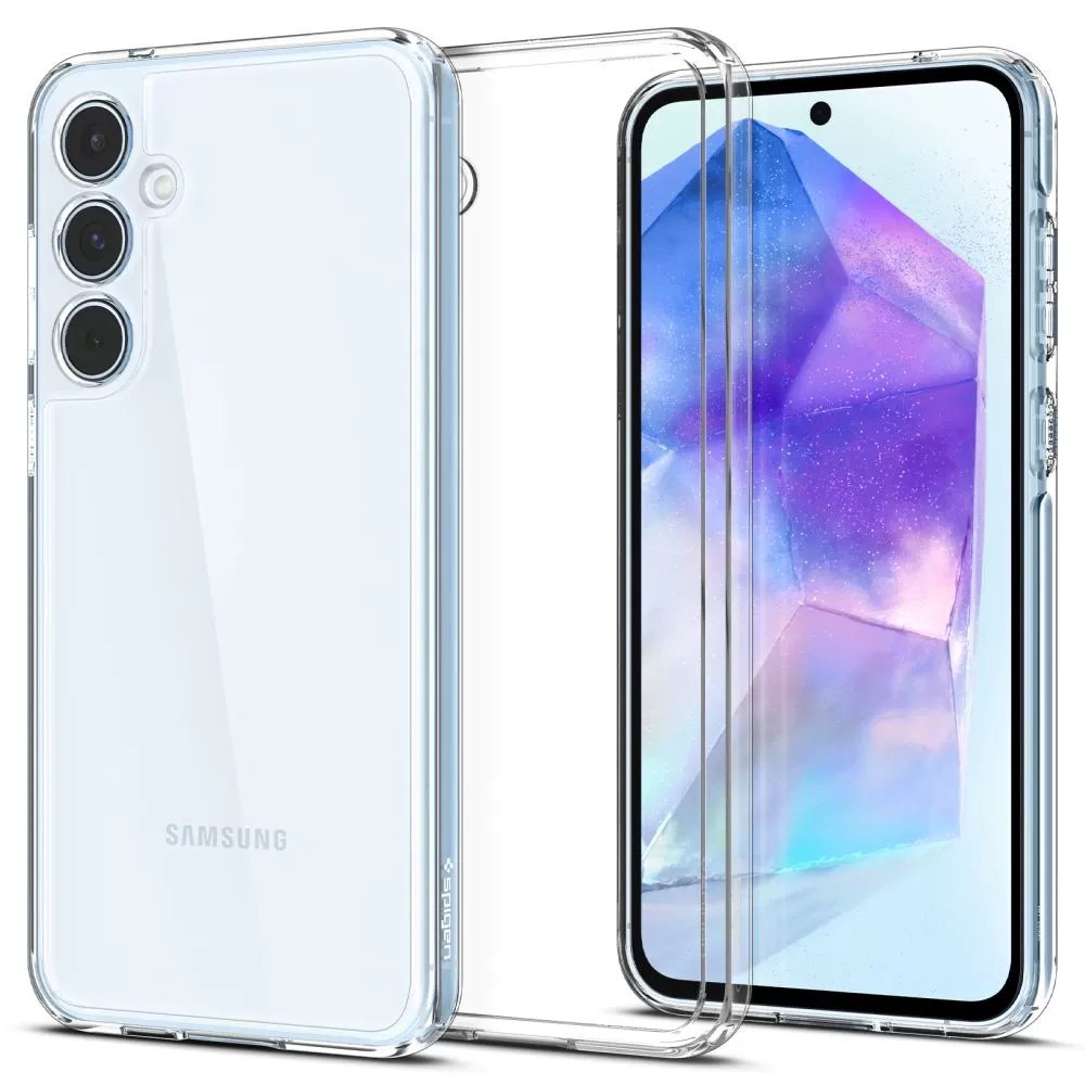 Samsung Galaxy A55 чехол прозрачный SPIGEN ULTRA HYBRID 5G