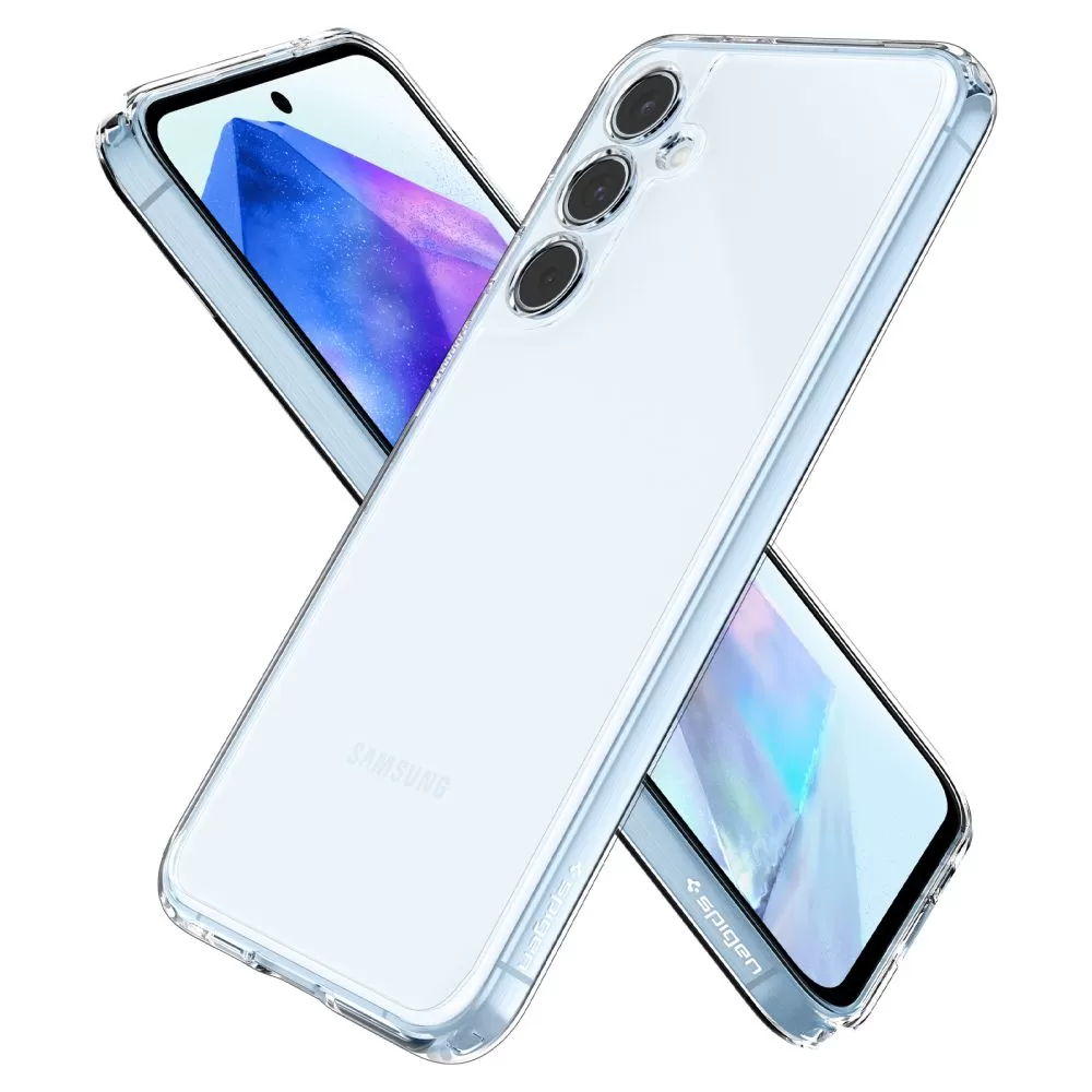Samsung Galaxy A55 чехол прозрачный SPIGEN ULTRA HYBRID 5G