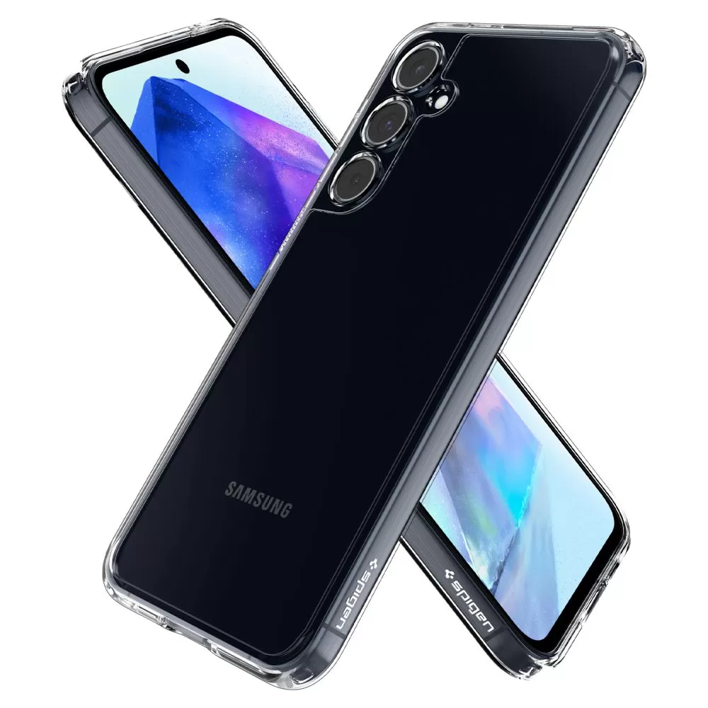 Samsung Galaxy A55 чехол прозрачный SPIGEN ULTRA HYBRID 5G