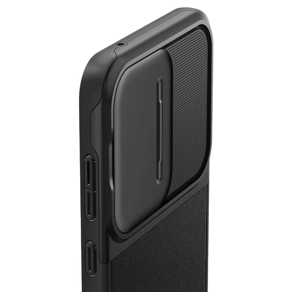Samsung Galaxy A55 чехол черный SPIGEN OPTIK ARMOR 5G