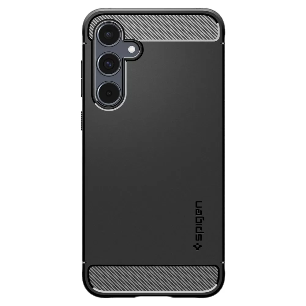 Samsung Galaxy A55 чехол черный SPIGEN RUGGED ARMOR 5G