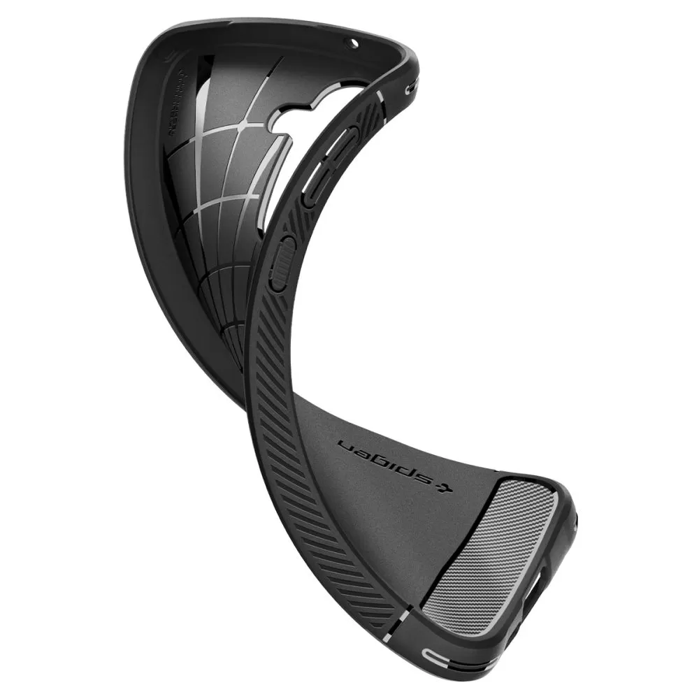 Samsung Galaxy A55 чехол черный SPIGEN RUGGED ARMOR 5G
