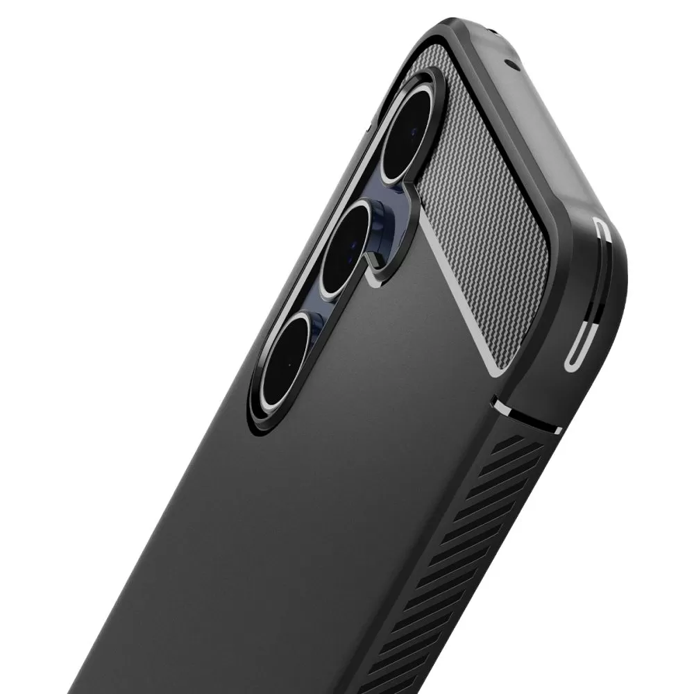 Samsung Galaxy A55 чехол черный SPIGEN RUGGED ARMOR 5G