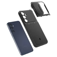 Samsung Galaxy A55 чехол черный SPIGEN OPTIK ARMOR 5G