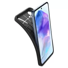 Samsung Galaxy A55 чехол черный SPIGEN LIQUID AIR 5G