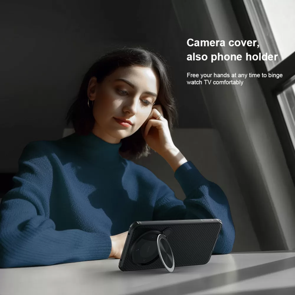 Huawei Mate 60 vāciņš melns NILLKIN CAMSHIELD PROP