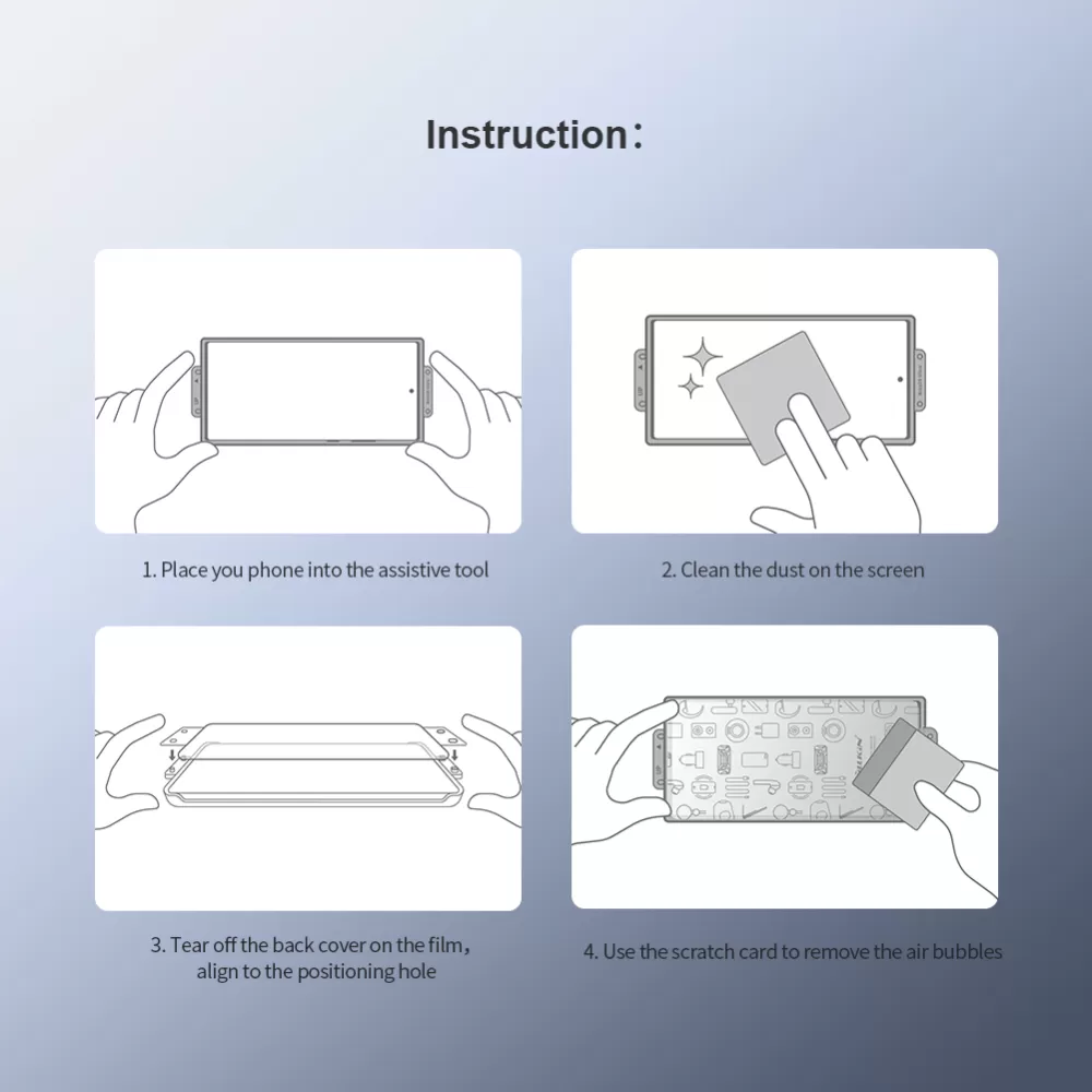 Huawei Mate 60 Pro panssarilasi  NILLKIN IMPACT RESISTANT CURVED FILM / Plus (2-pack)