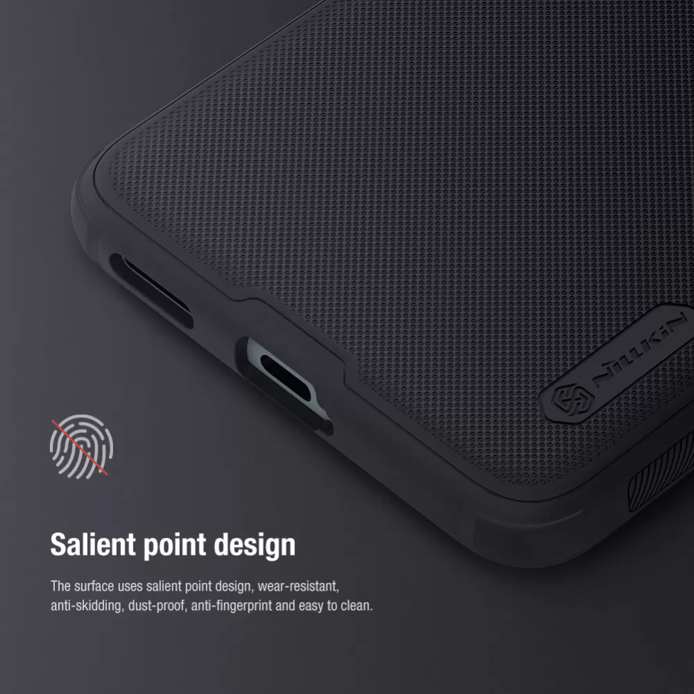 Huawei Mate 60 Pro vāciņš melns NILLKIN SUPER FROSTED SHIELD PRO