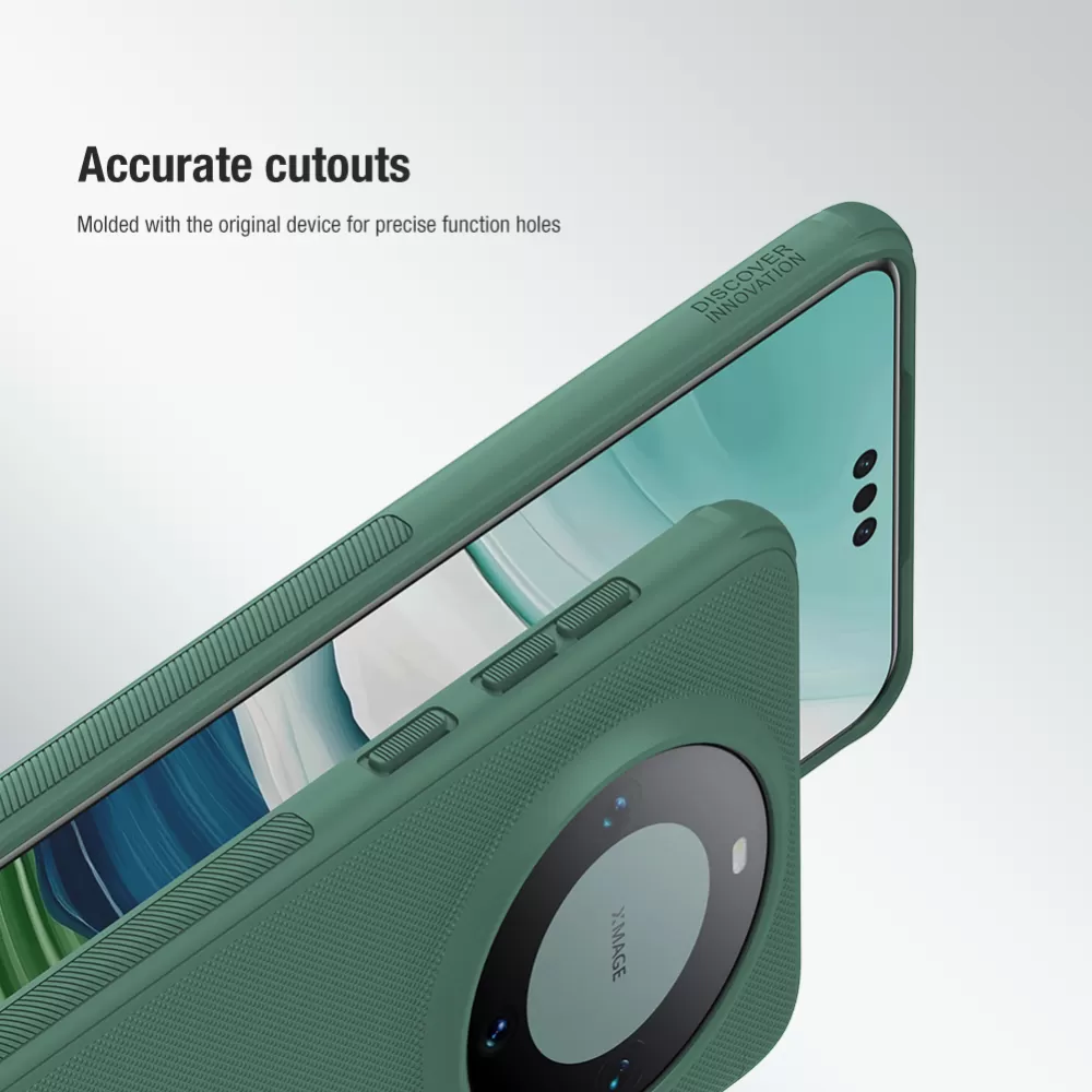 Huawei Mate 60 Pro vāciņš melns NILLKIN SUPER FROSTED SHIELD PRO