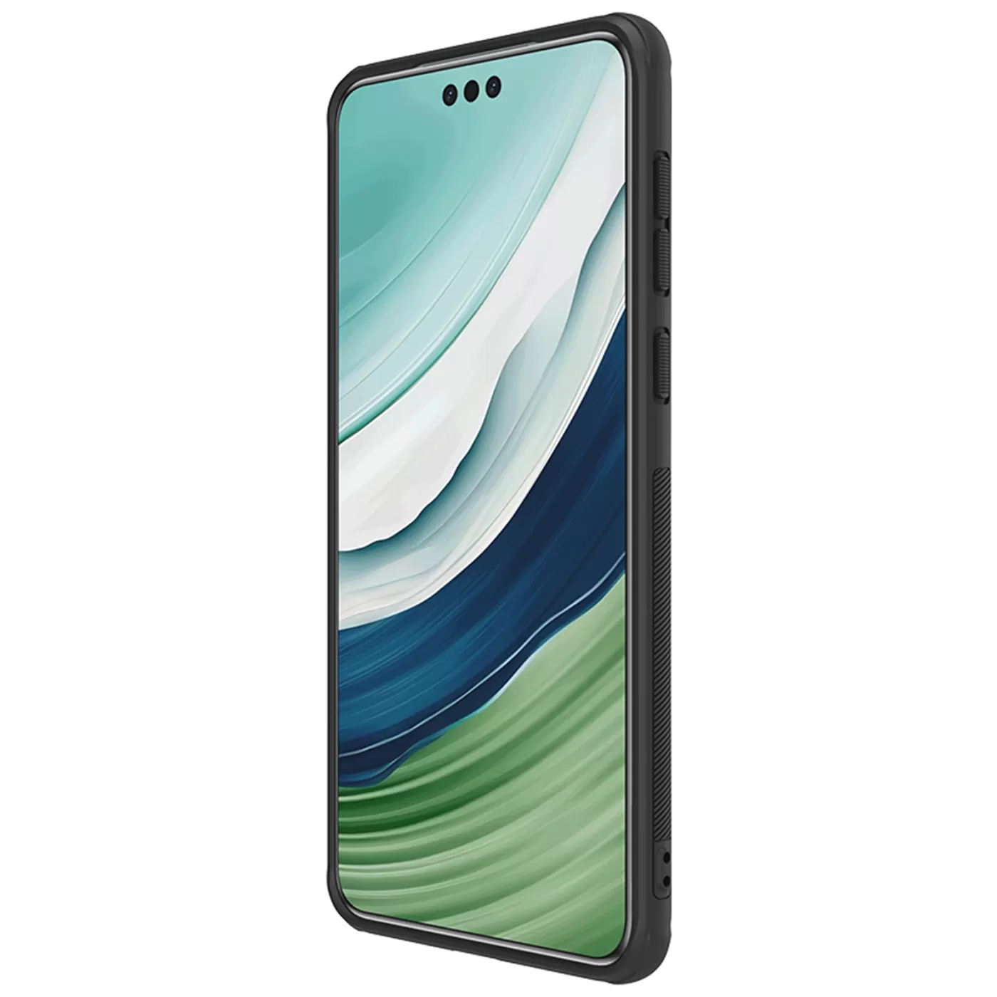 Huawei Mate 60 Pro vāciņš melns NILLKIN SUPER FROSTED SHIELD PRO