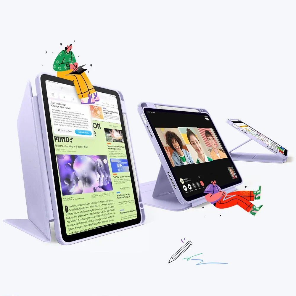 Apple iPad Air 6 (2024) maciņš  ESR FLIP HYBRID